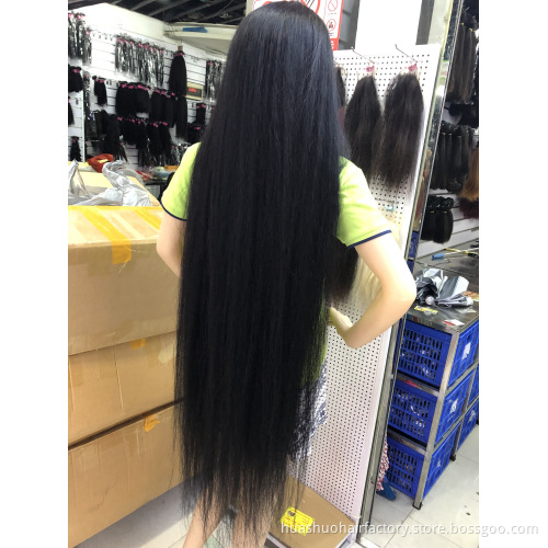 Wholesale Vendors 100% Brazilian Human Hair Extension Bundles With Lace Frontal Closure Raw Mink Cuticle Aligned Hair Weave Weft